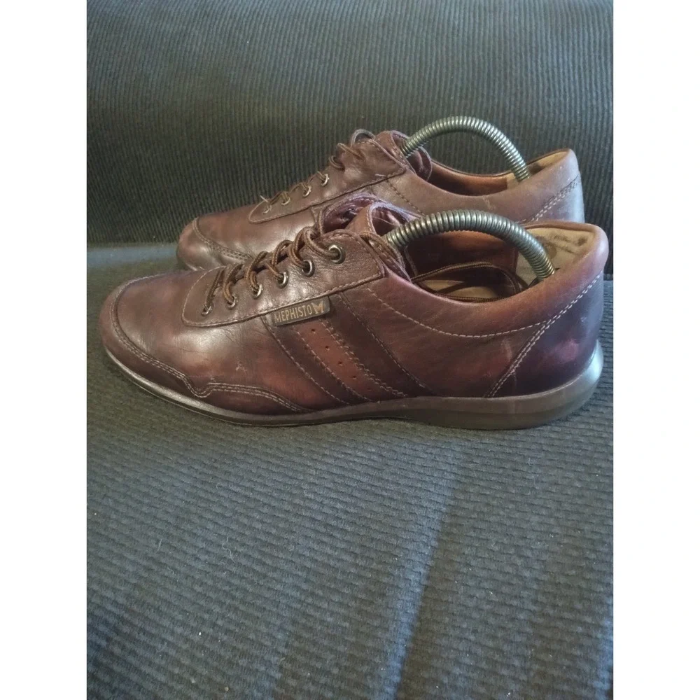 Mephisto Air-Jet BROWN Leather‎ Walking Shoes Men's 8.5 Comfort + Quality